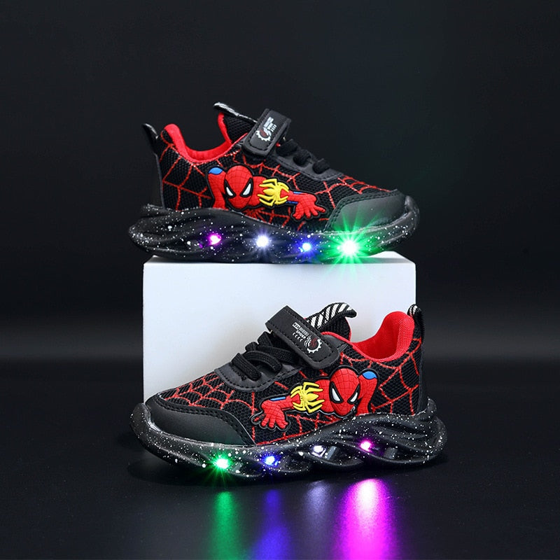 Kidsole™ | Spider-LED, Ultrakomfort sko