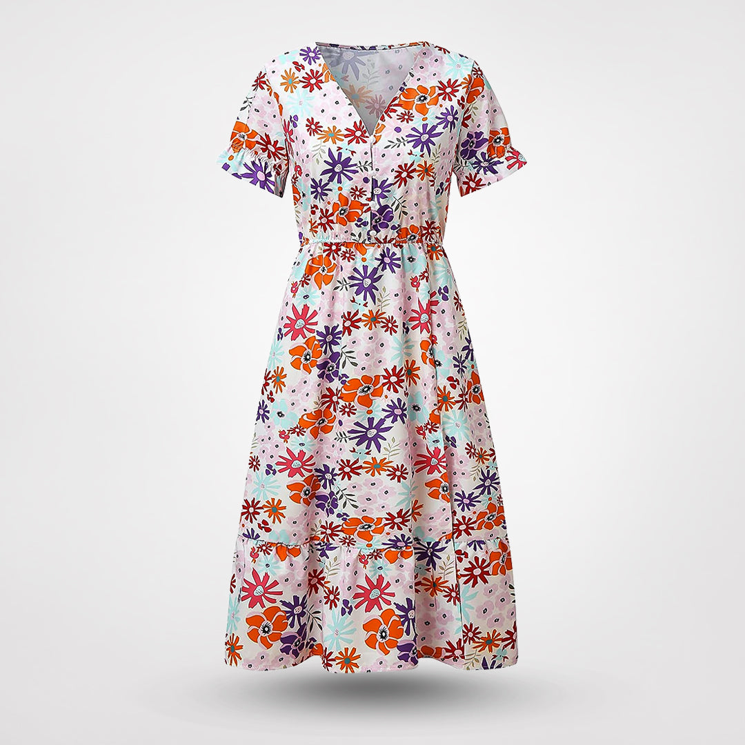 Venice | Elegant Flowerprint Dress