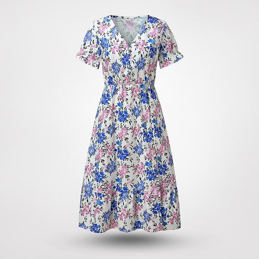 Venice | Elegant Flowerprint Dress